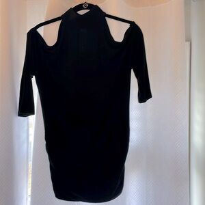 Black cold shoulder top from INC